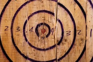 axe throwing at Beeton Fair